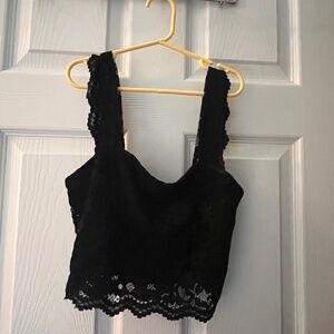 Lacey cropped top